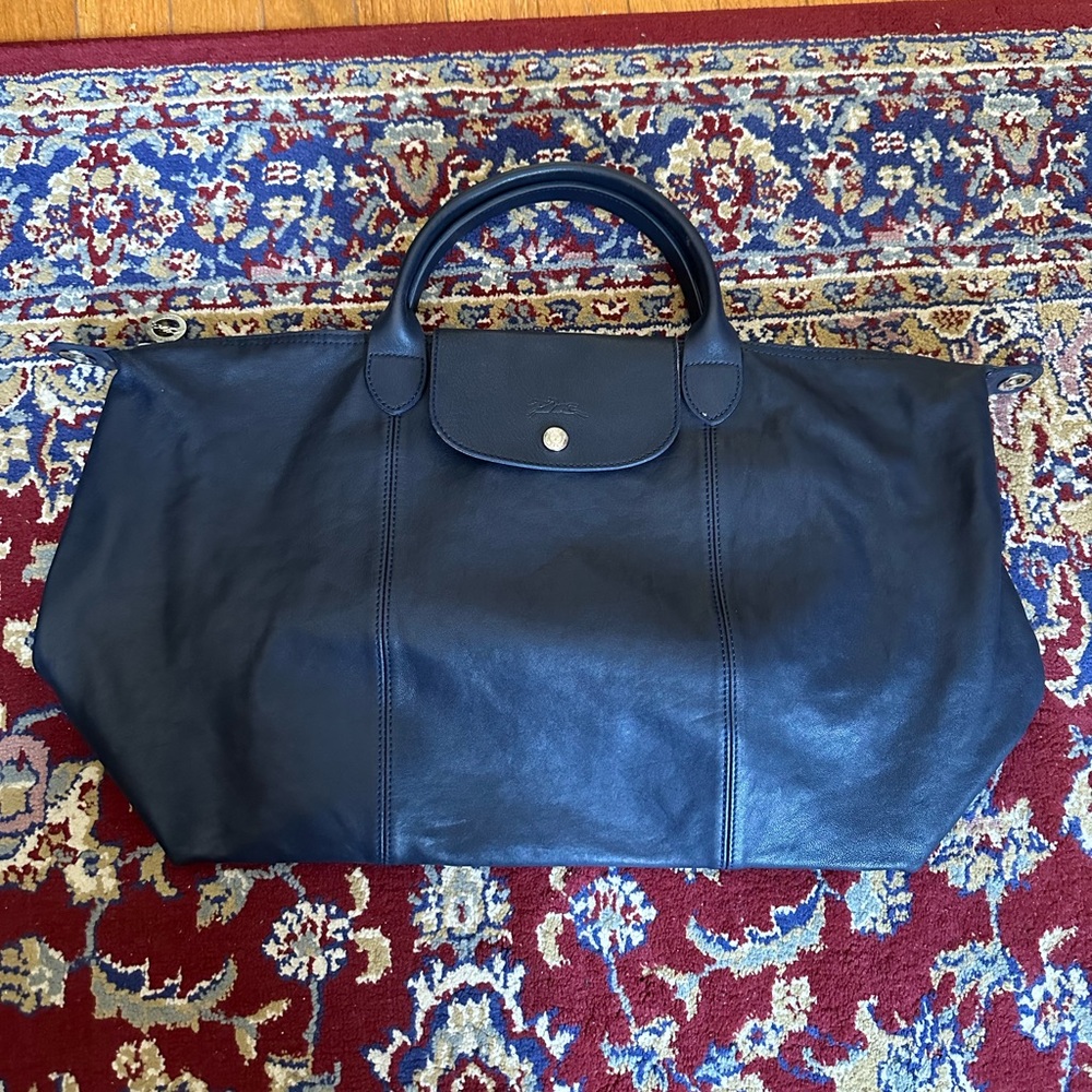 Authentic Longchamp Le Pliage Cuir